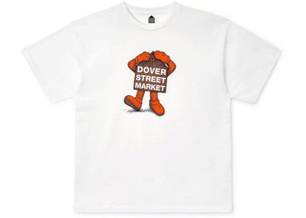 KAWS x Dover Street Market Fluro Rebellion T-Shirt Orange